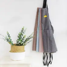 Cooking Apron New Japenese Style Thickened Cotton&Linen Striped Apron Dining Room Barbecue Restaurant Pocket 
Cooking Apron New Japenese Style Thickened Cotton&Linen Striped Apron Dining Room Barbecue Restaurant Pocket