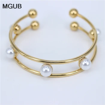 Fashion Open Cuff Bangle Bracelet for Women Stainless Steel Imitation pearls Bangles Gift for Girl Free Shipping LH764
Fashion Open Cuff Bangle Bracelet for Women Stainless Steel Imitation pearls Bangles Gift for Girl Free Shipping LH764
