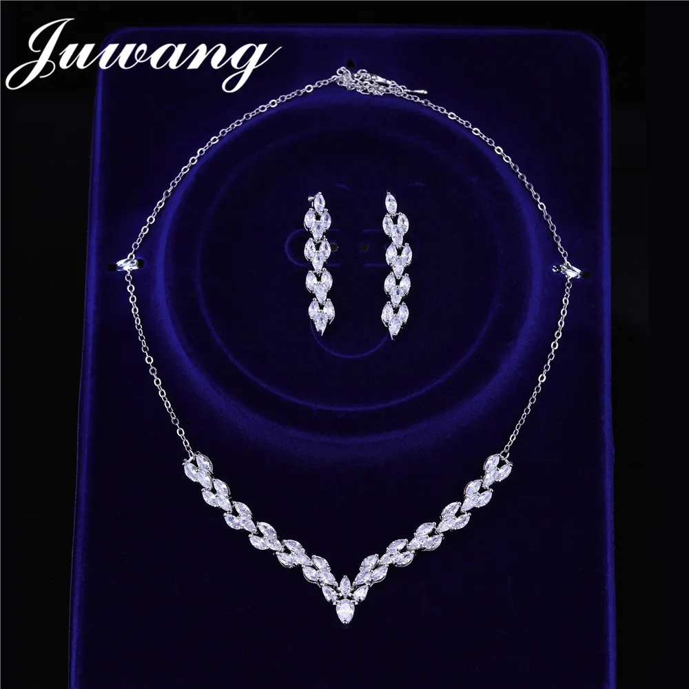 JUWANG NEW Brand Wedding Jewelry Sets For Brides Luxury Necklace Earrings Jewellery Sets Costume Jewelry Engagement Gift
JUWANG NEW Brand Wedding Jewelry Sets For Brides Luxury Necklace Earrings Jewellery Sets Costume Jewelry Engagement Gift