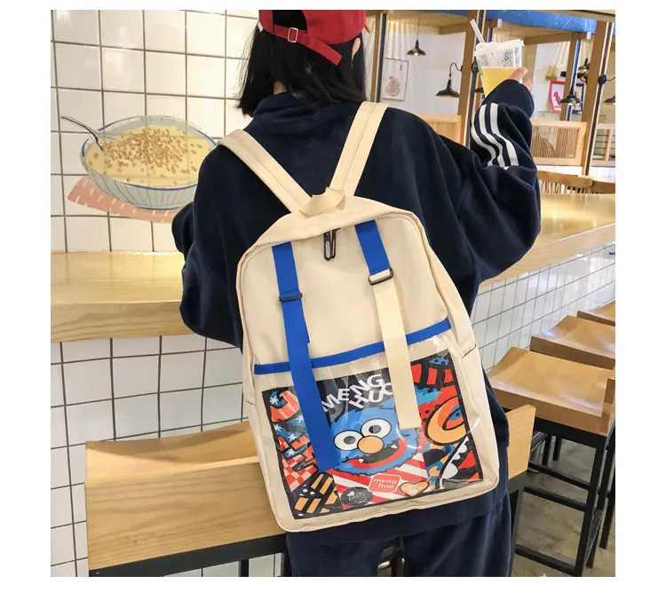 Cute Women Backpacks PVC Jelly Pocket Candy Color Student Schoolbags Fashion Teenage Girls Bags for School Backpack Mochilas New_22