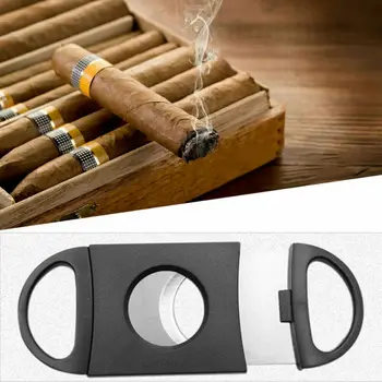 Cigar Cutter Stainless Steel Double Blades Guillotine Pocket Scissors Tools Stainless Pocket Cigar Cutter
Cigar Cutter Stainless Steel Double Blades Guillotine Pocket Scissors Tools Stainless Pocket Cigar Cutter