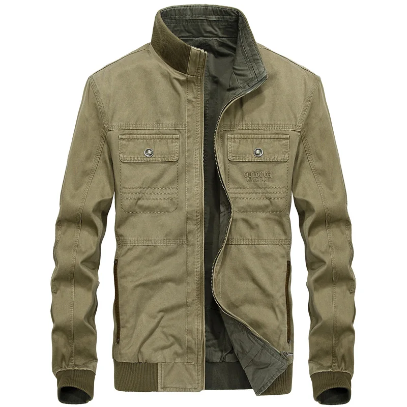 2018 Casual Autumn Men Jacket AFS JEEP Double-wear Reversible Army Military Bomber Jacket Men Brand Stand Collar Outerwear Male
2018 Casual Autumn Men Jacket AFS JEEP Double-wear Reversible Army Military Bomber Jacket Men Brand Stand Collar Outerwear Male