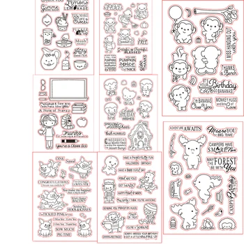 10 Types Cartoon Animals People Pattern Prints Transparent Clear Silicone Stamp/Seal for DIY scrapbooking/photo album Decorative
10 Types Cartoon Animals People Pattern Prints Transparent Clear Silicone Stamp/Seal for DIY scrapbooking/photo album Decorative