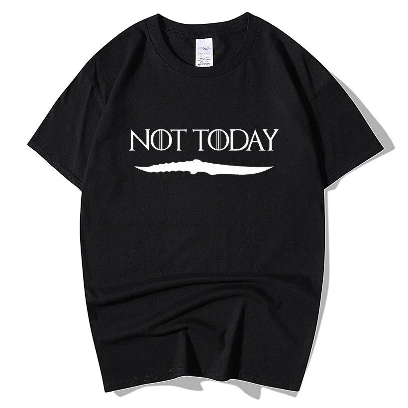 NOT TODAY ARYA STARK GOT Night King Targaryen GAME OF THRONES T Shirt Faceless Men The House Of Black And White Design T-shirt
NOT TODAY ARYA STARK GOT Night King Targaryen GAME OF THRONES T Shirt Faceless Men The House Of Black And White Design T-shirt