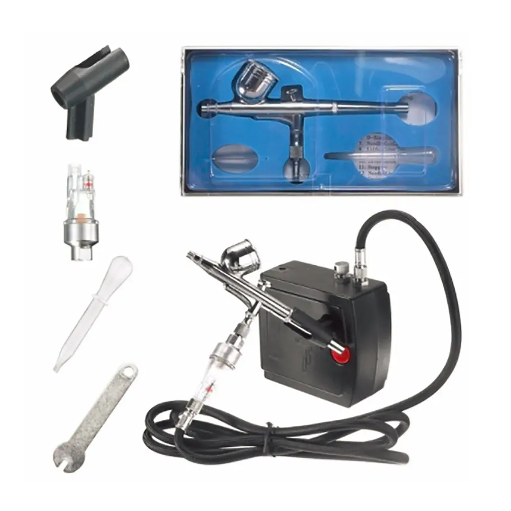 BPH003 sprayer model with airbrush spray instrument mini pump. Factory self-produced model dedicated air pump set
BPH003 sprayer model with airbrush spray instrument mini pump. Factory self-produced model dedicated air pump set