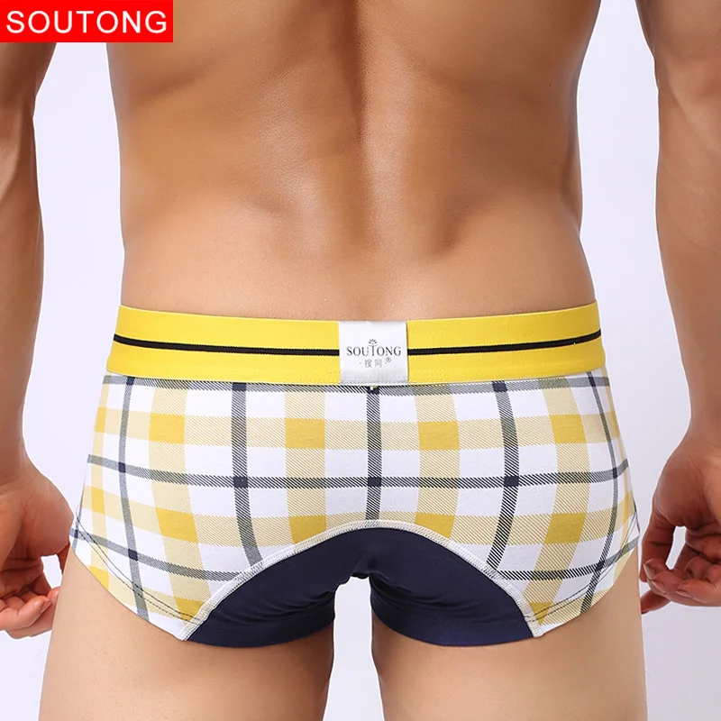 Soutong Мужской Underwear 3 Шт./лот Хлопок Мужчины Боксеры Cueca Calzoncillos Hombre Трусы Мужские