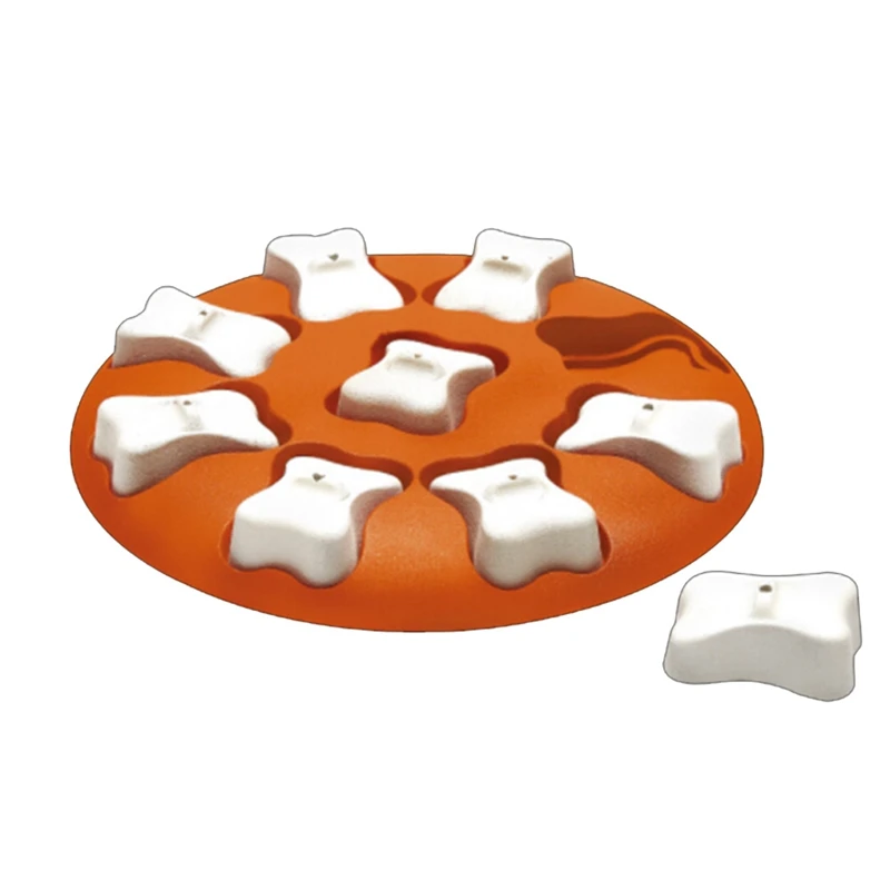 Dog Toys Food Feeder Bone,Dog Interactive Claw Bone Design Educational Dog Puzzle Toys IQ Training Game Plate
Dog Toys Food Feeder Bone,Dog Interactive Claw Bone Design Educational Dog Puzzle Toys IQ Training Game Plate