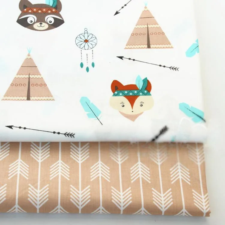 Sraekar DIY Sewing Quilting Fat Quarters Material For Baby&Child Bedding Textile Arrow Cotton Patchwork Cloth Kids Twill Fabric
Sraekar DIY Sewing Quilting Fat Quarters Material For Baby&Child Bedding Textile Arrow Cotton Patchwork Cloth Kids Twill Fabric