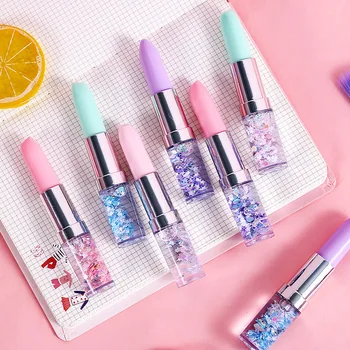 Creative Lipstick Neutral Pen Quick Sand Girl Signature Pen Small Fresh Portable Student Pen 0.5mm Stationery School Supplies
Creative Lipstick Neutral Pen Quick Sand Girl Signature Pen Small Fresh Portable Student Pen 0.5mm Stationery School Supplies