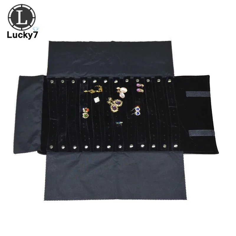 1PC Black PU Leather Jewelry Display Roll Bag Earrings Exhibition Earring Stud Organizer Display Roll Bag Display Jewelry Bag
1PC Black PU Leather Jewelry Display Roll Bag Earrings Exhibition Earring Stud Organizer Display Roll Bag Display Jewelry Bag