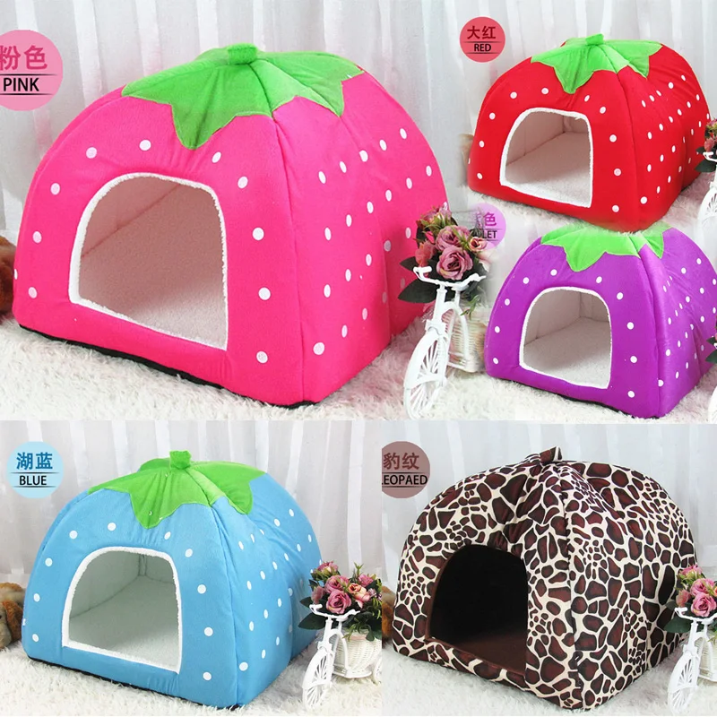 Dog Bed Pet Dog Mats House Home Foldable Soft Pet Dog Basket Kennel Nest Cave Puppy Cat House Bed Strawberry Camas para perros 3
Dog Bed Pet Dog Mats House Home Foldable Soft Pet Dog Basket Kennel Nest Cave Puppy Cat House Bed Strawberry Camas para perros 3