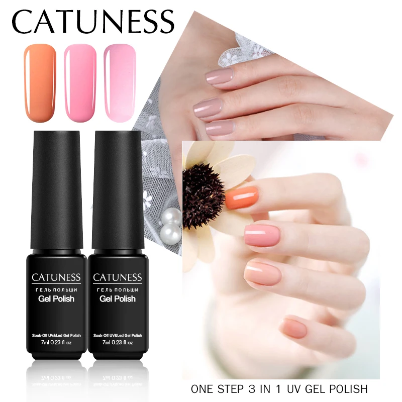 CATUNESS One-step UV Gel 3 In 1 Lucky Nail Polish No Need Top and Base Coat Primer Glitter Professional UV Nail Gel Varnish
CATUNESS One-step UV Gel 3 In 1 Lucky Nail Polish No Need Top and Base Coat Primer Glitter Professional UV Nail Gel Varnish