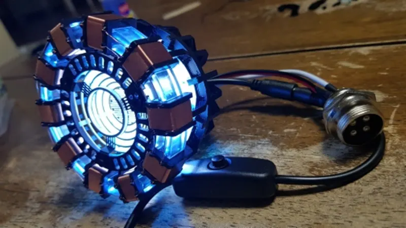 1:1 scale Iron Man Arc Reactor need to Self-assembly Reactor diameter of 8cm Upgraded version (With English manual) SM3
1:1 scale Iron Man Arc Reactor need to Self-assembly Reactor diameter of 8cm Upgraded version (With English manual) SM3