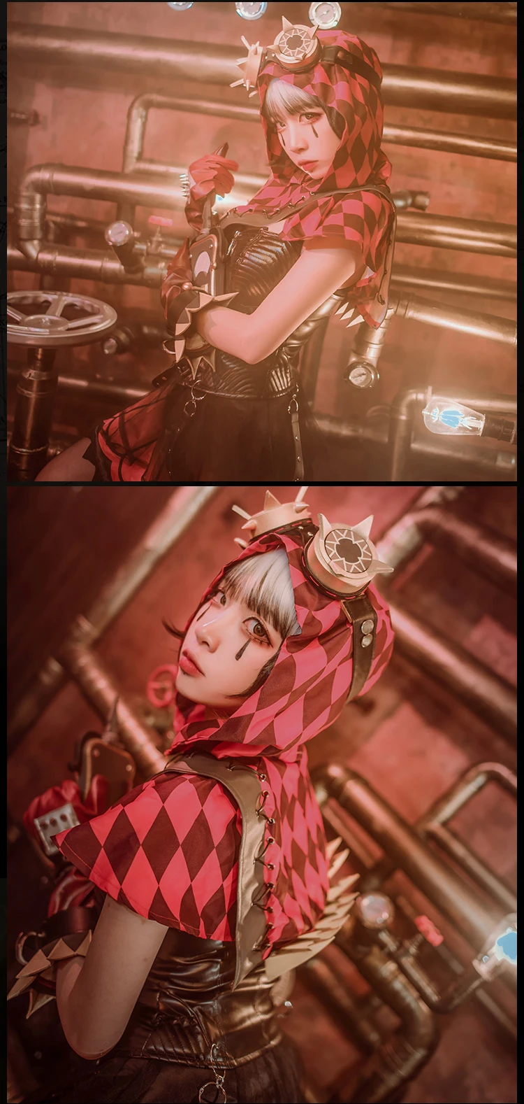 CosplayLove Game Identity V Cosplay Costume Machinist Tracy Reznik Cosplay Costume Little Red Riding Hood Custom Made (4)