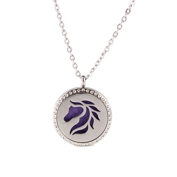 5pcs/lot Silver Horse Essential Oils Diffuser Locket Aromatheraphy Necklace Stainless Steel Twist 30MM Perfume Floating Locket
5pcs/lot Silver Horse Essential Oils Diffuser Locket Aromatheraphy Necklace Stainless Steel Twist 30MM Perfume Floating Locket
