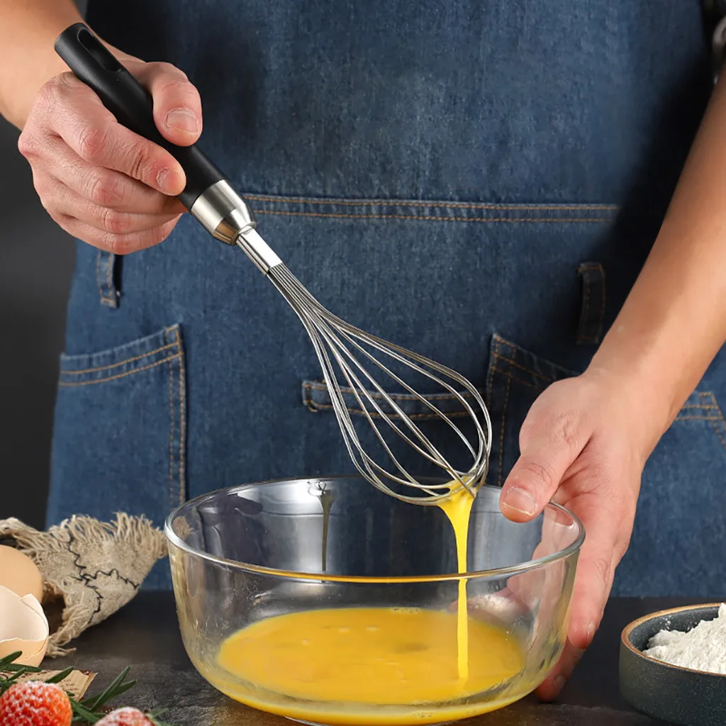 Black Handle Stainless Steel Kitchen Mixer Balloon Egg Beater Whisk for Whipping Manual Milk Cream Whisk Stirring Egg Tools NEW
Black Handle Stainless Steel Kitchen Mixer Balloon Egg Beater Whisk for Whipping Manual Milk Cream Whisk Stirring Egg Tools NEW