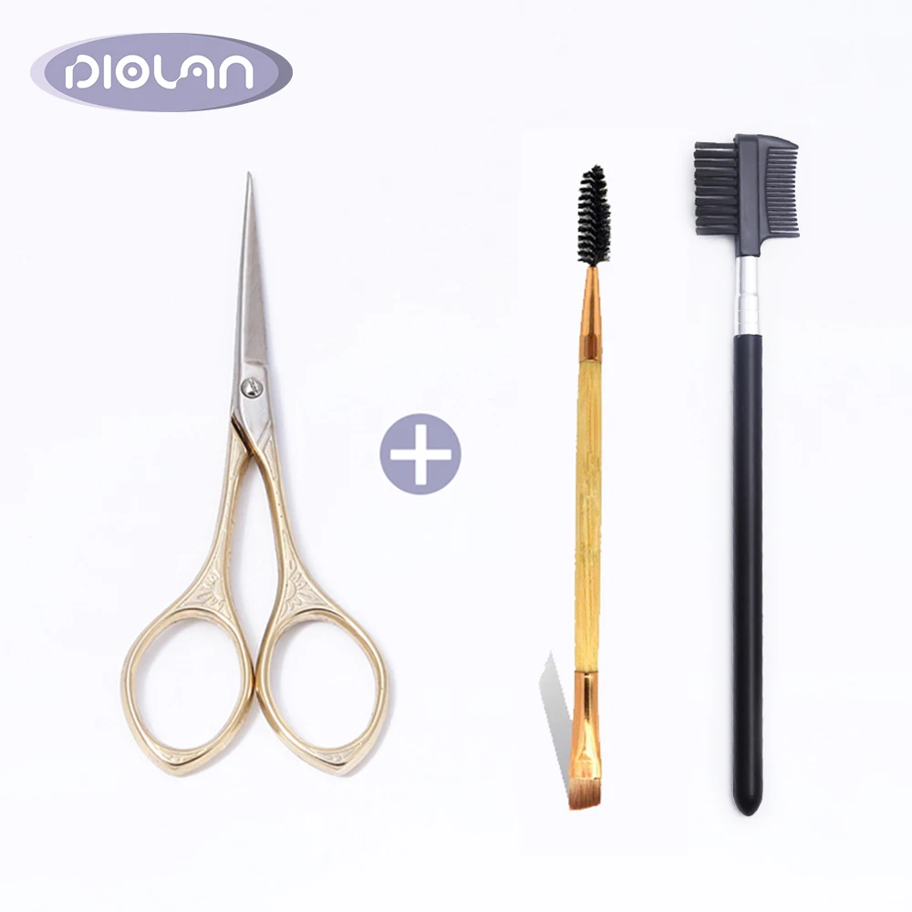 DIOLAN Professional Eyelash Brush Scissor Makeup Manicure Scissors Nails Cuticle Scissors Curved Pedicure Remover Makeup Tool
DIOLAN Professional Eyelash Brush Scissor Makeup Manicure Scissors Nails Cuticle Scissors Curved Pedicure Remover Makeup Tool