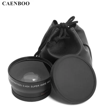 CAENBOO 0.45x55mm 58mm 0.43X 62 67 72 Wide Angle Macro Lens Wide-Angle Camera Lens For Canon EOS Nikon For Sony Lens Accessories
CAENBOO 0.45x55mm 58mm 0.43X 62 67 72 Wide Angle Macro Lens Wide-Angle Camera Lens For Canon EOS Nikon For Sony Lens Accessories
