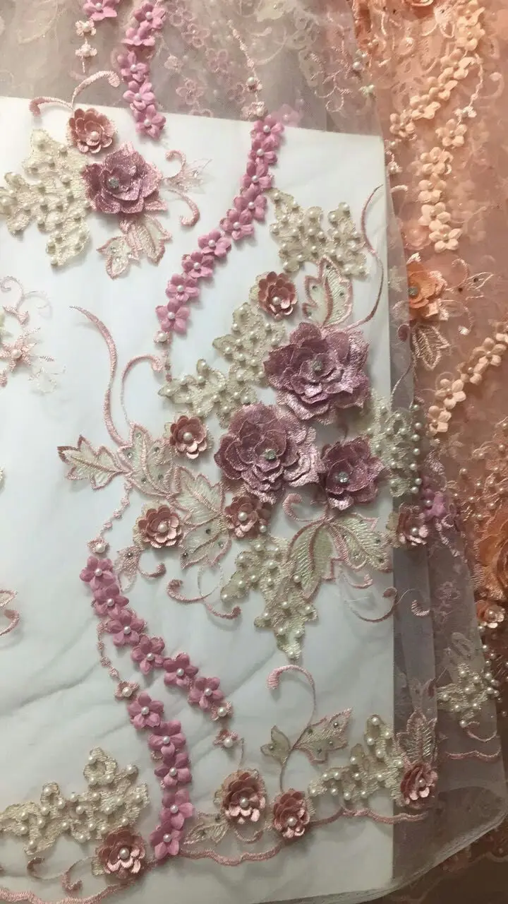 3d flower fabric high quality 3d lace fabric with beads 5yards african 3d fabrics with sequins french lace fabric 4.5*1.35meter
3d flower fabric high quality 3d lace fabric with beads 5yards african 3d fabrics with sequins french lace fabric 4.5*1.35meter