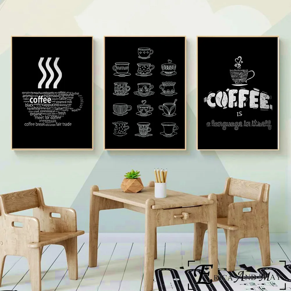 Kitchen Coffee And Wine Silhouette Canvas Prints Modern Painting Posters Wall Art Pictures For Living Room Decoration No Frame
Kitchen Coffee And Wine Silhouette Canvas Prints Modern Painting Posters Wall Art Pictures For Living Room Decoration No Frame