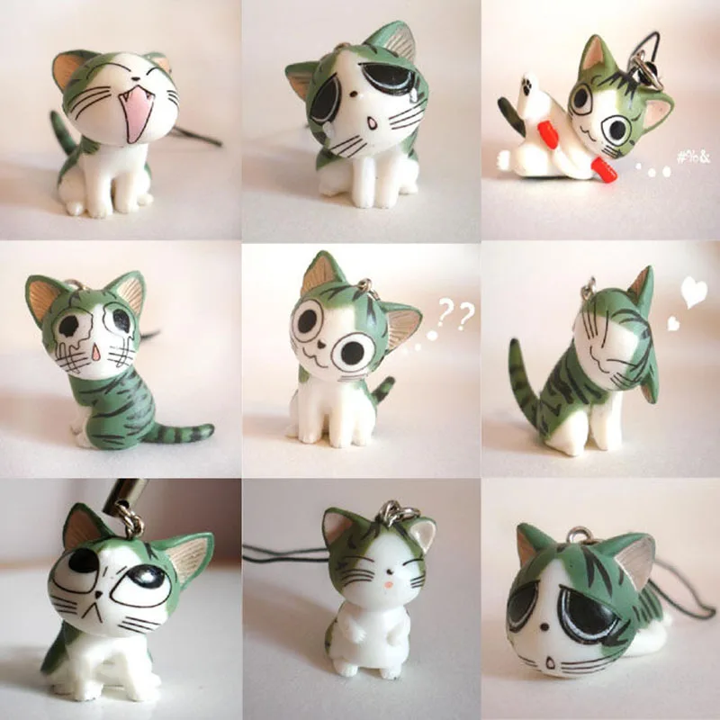 9pcs/lot Cheese cat miniature figurines toys cute lovely Model Kids Toys PVC japanese chi's sweet home cat figures For Children
9pcs/lot Cheese cat miniature figurines toys cute lovely Model Kids Toys PVC japanese chi's sweet home cat figures For Children
