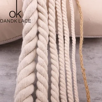 Beige Cotton Three twisted Rope String Cord Twine Sash Craft 5mm-20mm Cotton Thick Cords For Handmade Decorative
Beige Cotton Three twisted Rope String Cord Twine Sash Craft 5mm-20mm Cotton Thick Cords For Handmade Decorative