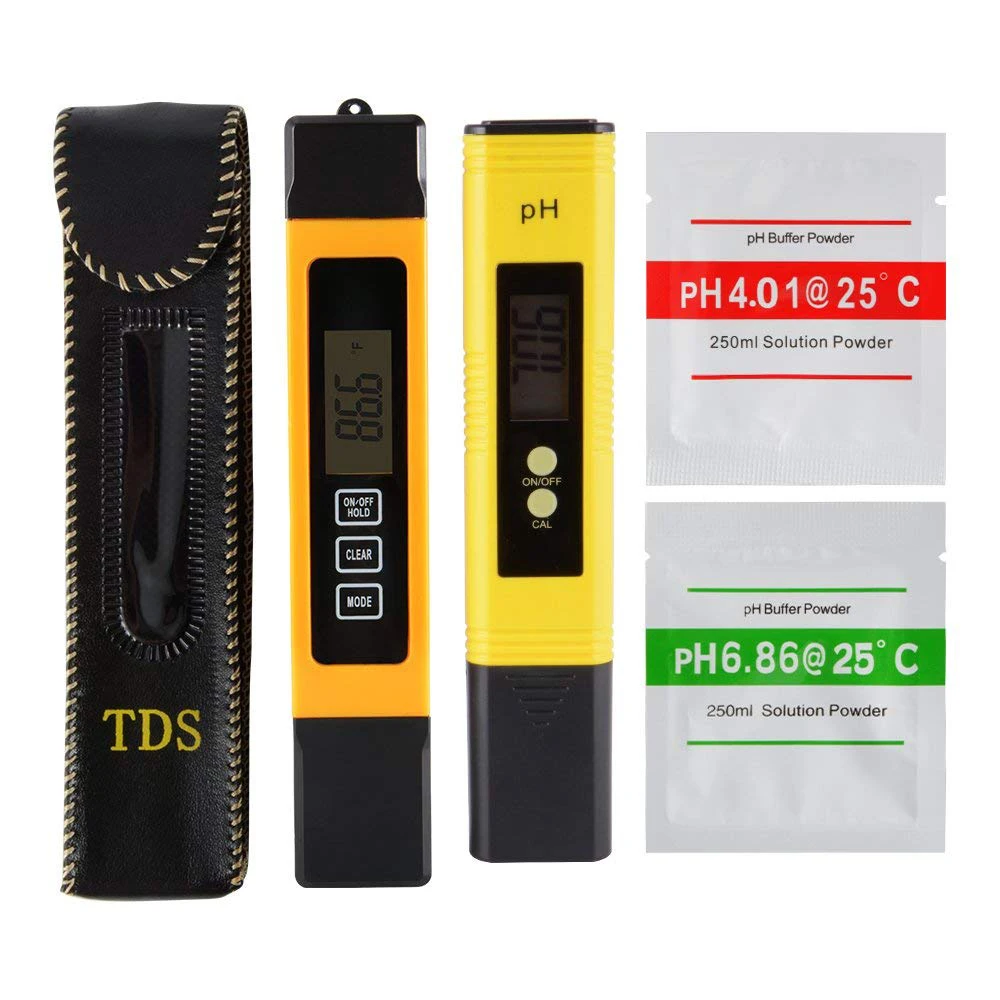 Portable TDS EC Tester pH Meter Digital Temp PPM Check Water Quality Purity for Filter Pool Aquarium Hydroponic AD071
Portable TDS EC Tester pH Meter Digital Temp PPM Check Water Quality Purity for Filter Pool Aquarium Hydroponic AD071