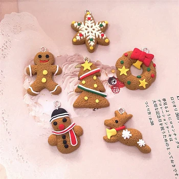6/11 Pcs Mini Gingerbread Man Christmas Ornaments Deer Snowman Chrismas Tree Pendant Decoration New Year Decor Party Supplies
6/11 Pcs Mini Gingerbread Man Christmas Ornaments Deer Snowman Chrismas Tree Pendant Decoration New Year Decor Party Supplies