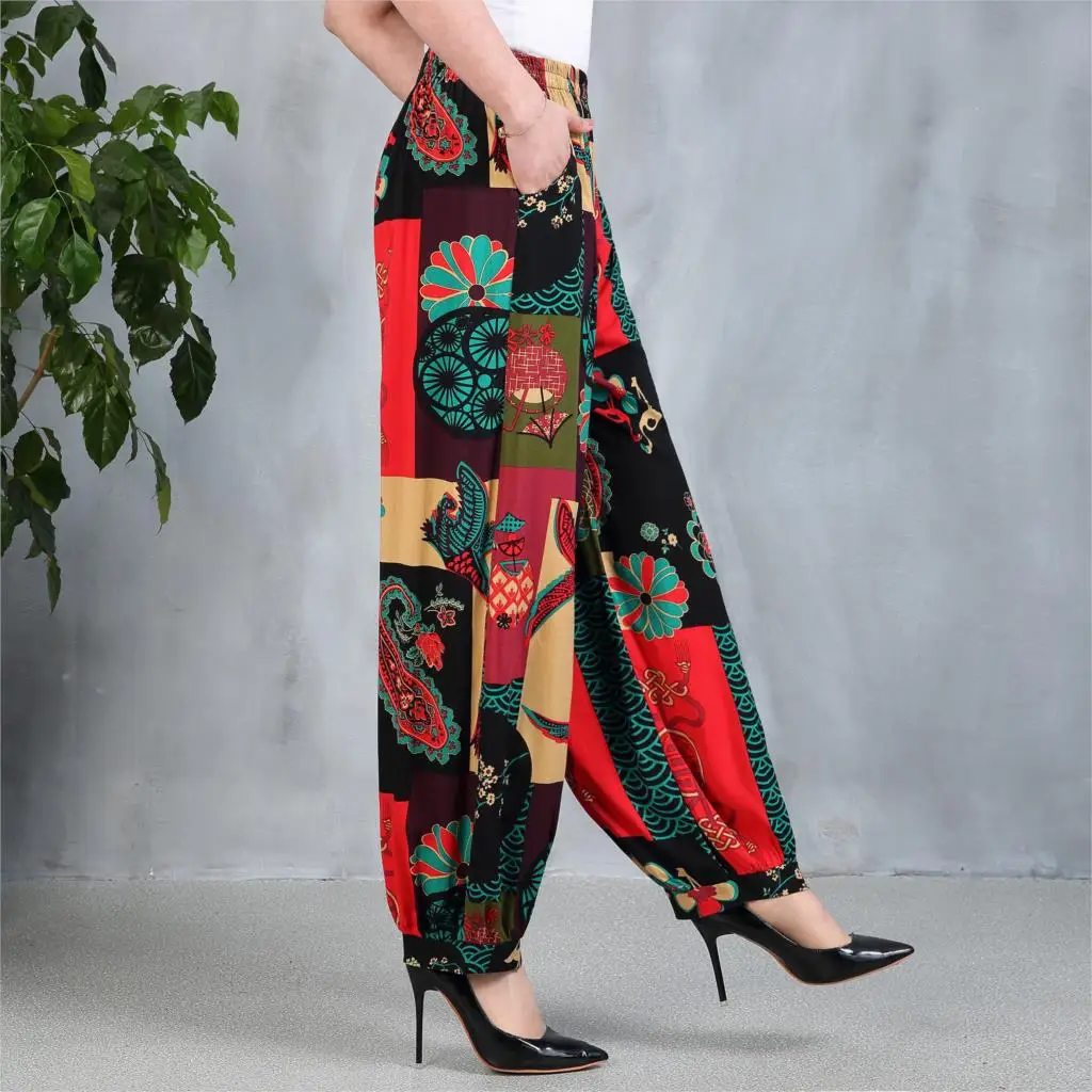 5XL Vintage Floral Printed Wide Leg Pants Summer Women Casual Linen Long Trousers Elegant Pantalon Femme Streetwear Plus Size
5XL Vintage Floral Printed Wide Leg Pants Summer Women Casual Linen Long Trousers Elegant Pantalon Femme Streetwear Plus Size