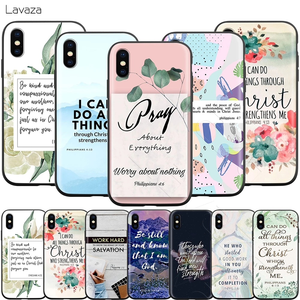 Lavaza Bible Verse Philippians Jesus Christ Christian Case for iPhone 11 Pro XS Max XR X 8 7 6 6S Plus 5 5s se
Lavaza Bible Verse Philippians Jesus Christ Christian Case for iPhone 11 Pro XS Max XR X 8 7 6 6S Plus 5 5s se