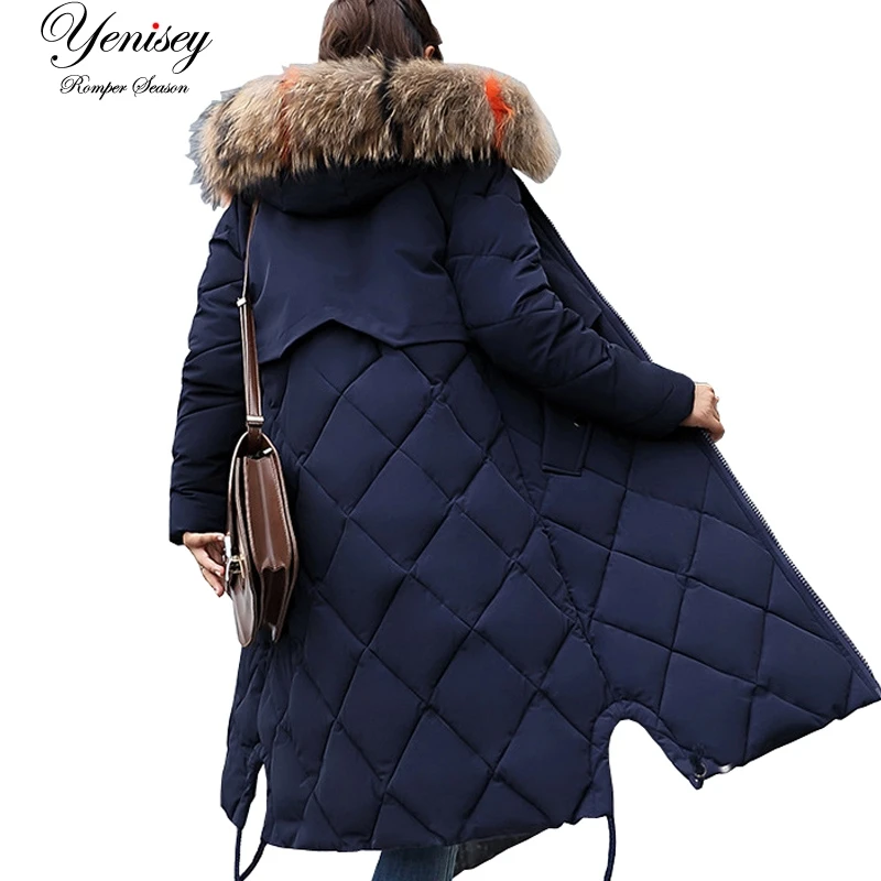 2018 Winter Jacket Women Colorful Big Fur Hooded Thick Down Parkas Long Female Jacket Coat Slim Warm Winter Outwear 927
2018 Winter Jacket Women Colorful Big Fur Hooded Thick Down Parkas Long Female Jacket Coat Slim Warm Winter Outwear 927