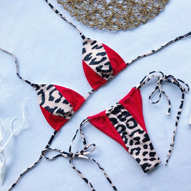9 Color Triangle Leopard Bikinis 2019 Mujer Thong Biquini Micro Swimwear Women Bathing suit String Swimsuit Push up Bathers
9 Color Triangle Leopard Bikinis 2019 Mujer Thong Biquini Micro Swimwear Women Bathing suit String Swimsuit Push up Bathers