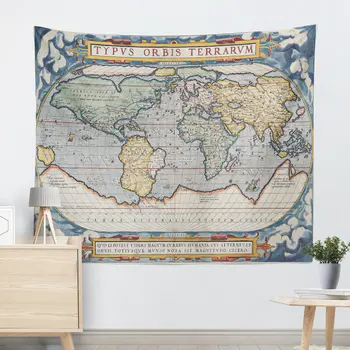 European Renaissance Vintage Tapestry Printed Wall Hanging Carpet Home Decor Wall Tapestry World Map Polyester
European Renaissance Vintage Tapestry Printed Wall Hanging Carpet Home Decor Wall Tapestry World Map Polyester