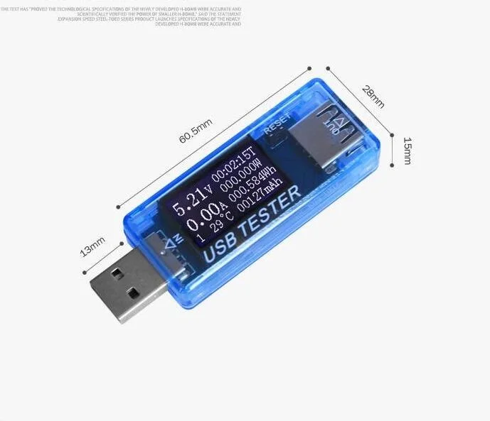 KWS-MX17 USB Tester Current Voltage Digital Dispay Charger Capacity Doctor Quick Charge Power Bank Meter Voltmeter 4V-30V 0-5A
KWS-MX17 USB Tester Current Voltage Digital Dispay Charger Capacity Doctor Quick Charge Power Bank Meter Voltmeter 4V-30V 0-5A