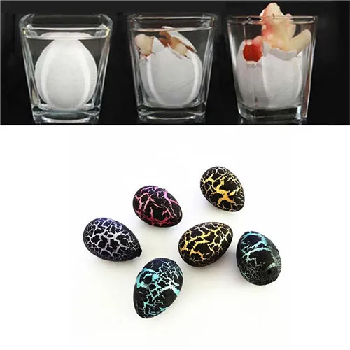 1pcs Novel Water Hatching Inflation Dinosaur Egg Watercolor Cracks Grow Egg Educational Toys (color send by random) 
1pcs Novel Water Hatching Inflation Dinosaur Egg Watercolor Cracks Grow Egg Educational Toys (color send by random)