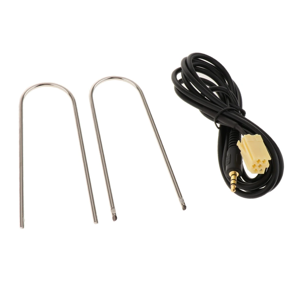 Durable Music Aux-in Cable Aux Input Adapter Plug for Fiat 500 2007+ Onwards