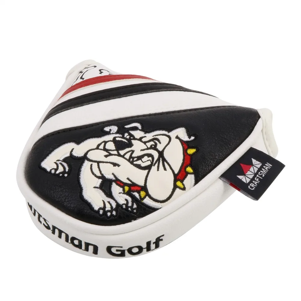 Craftsman Golf Mallet Putter Cover Headcover Magnetic Closure Bulldog Embriodrey for Side-shaft Putter Club Green/Black
Craftsman Golf Mallet Putter Cover Headcover Magnetic Closure Bulldog Embriodrey for Side-shaft Putter Club Green/Black