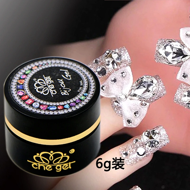 6G CHE Cyrstal Jewelry Rhinestones Adhesive Glue Gel Soak Off LED UV Nail Art Polish Manicure Gel DIY Salon Tips
6G CHE Cyrstal Jewelry Rhinestones Adhesive Glue Gel Soak Off LED UV Nail Art Polish Manicure Gel DIY Salon Tips