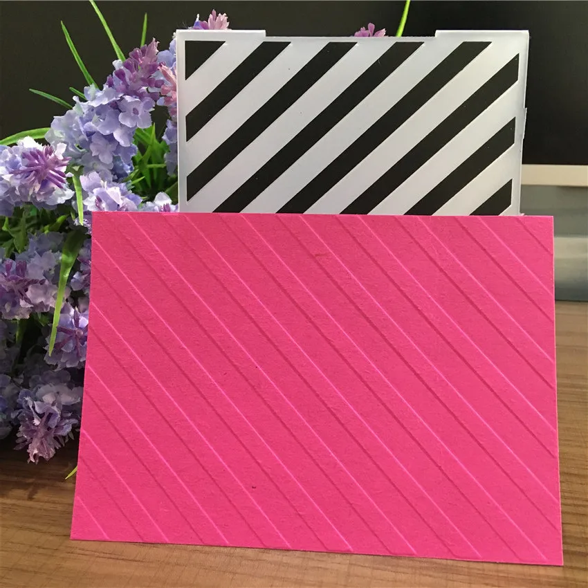 Stripes Plastic Embossing Folder For Scrapbooking Paper Card Photo Album DIY Festival Greeting Card Party Invitation Gift Box
Stripes Plastic Embossing Folder For Scrapbooking Paper Card Photo Album DIY Festival Greeting Card Party Invitation Gift Box