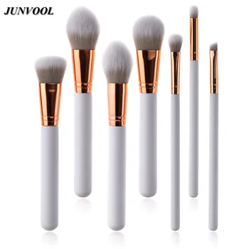 7pcs Makeup Brushes White Gold Pincel Maquiagem Contour Base Foundation Powder Blush Cosmetics Make Up Brushes Wood Handle
7pcs Makeup Brushes White Gold Pincel Maquiagem Contour Base Foundation Powder Blush Cosmetics Make Up Brushes Wood Handle
