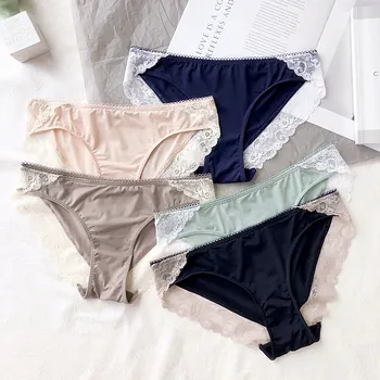 Modal Breathable Lace Edge Seamless Underwear Medium low waist Triangular Pants Pants culotte femme bragas mujer majtki thongs
Modal Breathable Lace Edge Seamless Underwear Medium low waist Triangular Pants Pants culotte femme bragas mujer majtki thongs