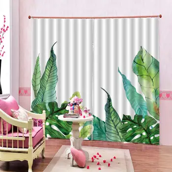 green leaf Curtain office Bedroom 3D Window Curtain Luxury living room decorate Cortina Blackout curtain
green leaf Curtain office Bedroom 3D Window Curtain Luxury living room decorate Cortina Blackout curtain