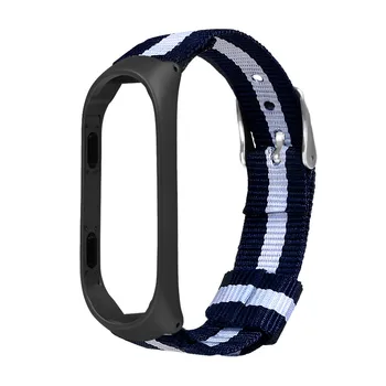 Blue White Stripes Nylon Watch Wristband For Xiaomi Mi Band 4 Smart Watch Ultrathin Premium Strap Band Suit For Any Occasion
Blue White Stripes Nylon Watch Wristband For Xiaomi Mi Band 4 Smart Watch Ultrathin Premium Strap Band Suit For Any Occasion