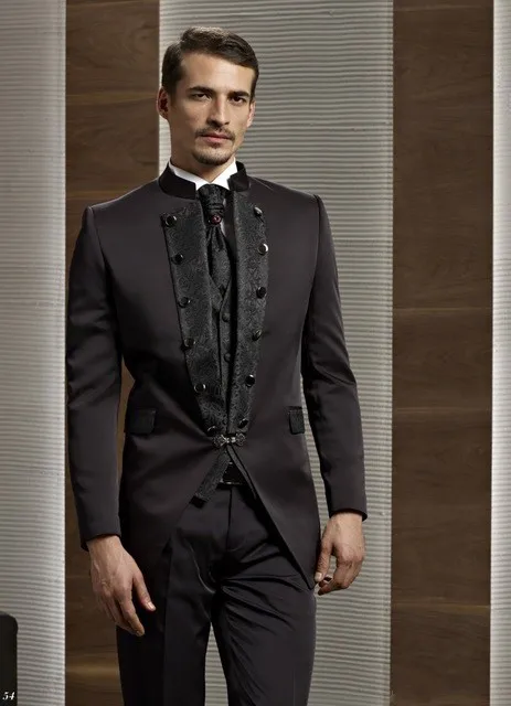 Excellence Style Mens Dinner Party Prom Suits Groom Tuxedos Groomsmen Wedding Blazer Suits (Jacket+Pants+Vest+Tie)
Excellence Style Mens Dinner Party Prom Suits Groom Tuxedos Groomsmen Wedding Blazer Suits (Jacket+Pants+Vest+Tie)
