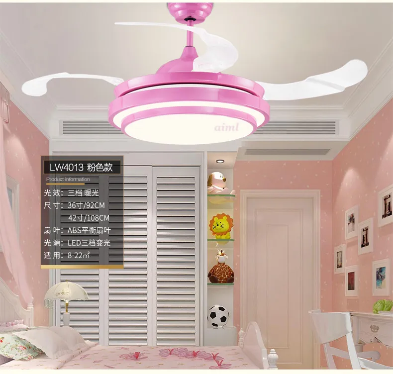 Ceiling fans lamp LED 36/42 inch children room boy football remote control 3 color ceiling fan light girl princess lamp pink
Ceiling fans lamp LED 36/42 inch children room boy football remote control 3 color ceiling fan light girl princess lamp pink