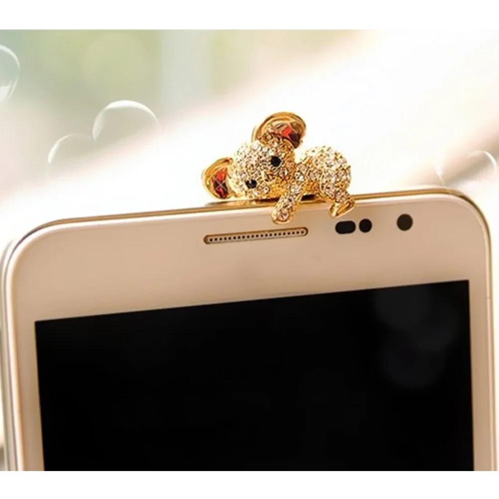 

New Cute Koala Design Earphone Dust Plug Dustproof Plug Caps Cell Phone Accessories For all 3.5mm Earphone