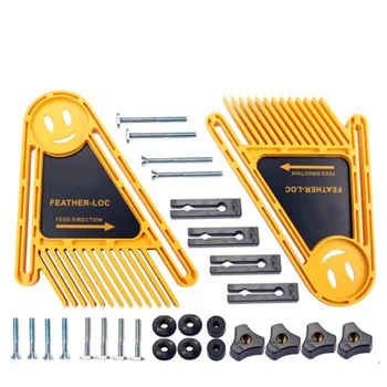 Multi-purpose Feather Loc board set Double Featherboards Miter Gauge Slot woodworking engraving tools for Circular Saw Cuts
Multi-purpose Feather Loc board set Double Featherboards Miter Gauge Slot woodworking engraving tools for Circular Saw Cuts