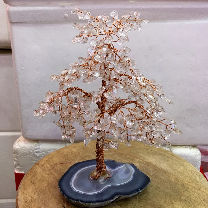 big size Crystal natural clear quartz gemMoney Tree Feng Shui Wealth Home Decor Miniature Figurines PartyGift
big size Crystal natural clear quartz gemMoney Tree Feng Shui Wealth Home Decor Miniature Figurines PartyGift