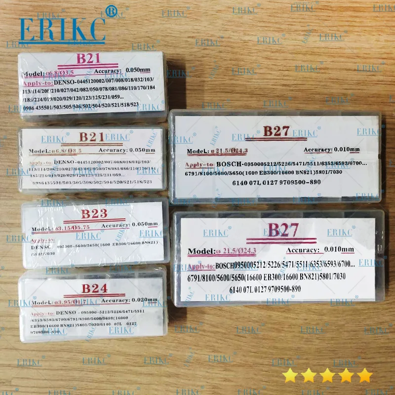ERIKC набор прокладок для ремонта дизельных топливных форсунок, 400 шт. для Denso
ERIKC набор прокладок для ремонта дизельных топливных форсунок, 400 шт. для Denso