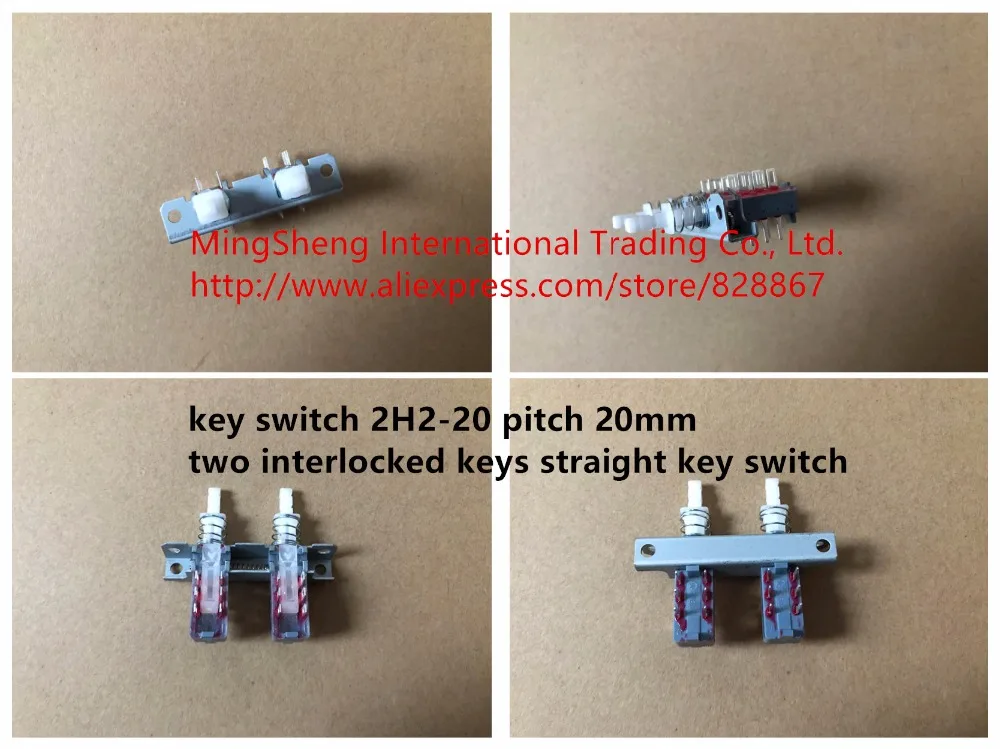 Original new 100% import key switch 2H2-20 pitch 20mm two interlocked keys straight key switch
Original new 100% import key switch 2H2-20 pitch 20mm two interlocked keys straight key switch